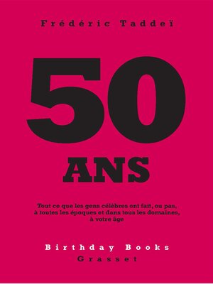 cover image of 50 ans